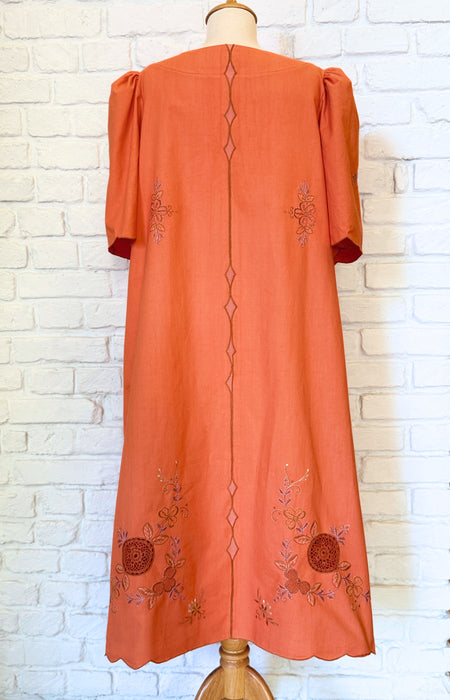 Reclaimed  Puff Kaftan Dress