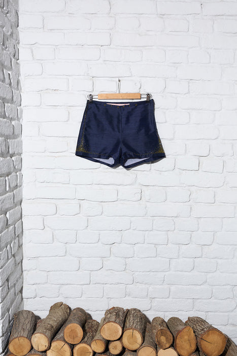Fitted Shantung Short