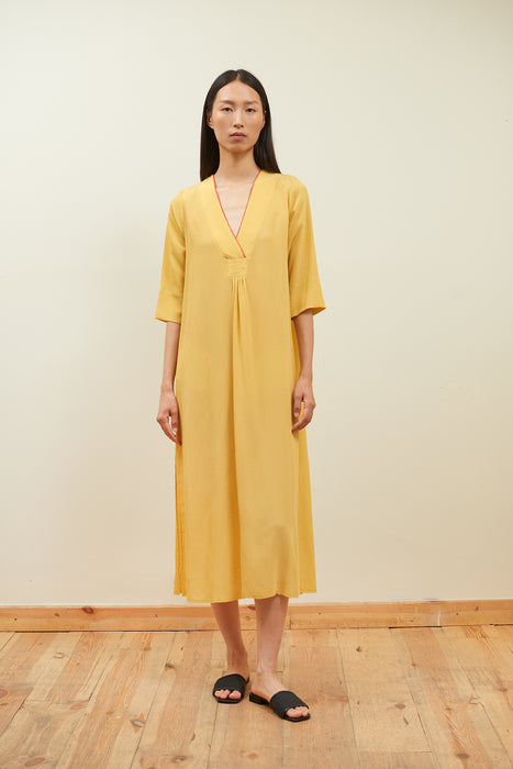 V-neck Kaftan Dress