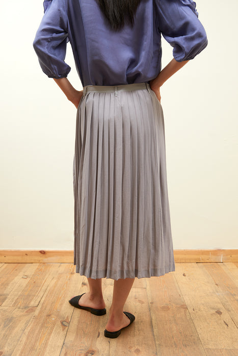 High'n Low Plisse Skirt