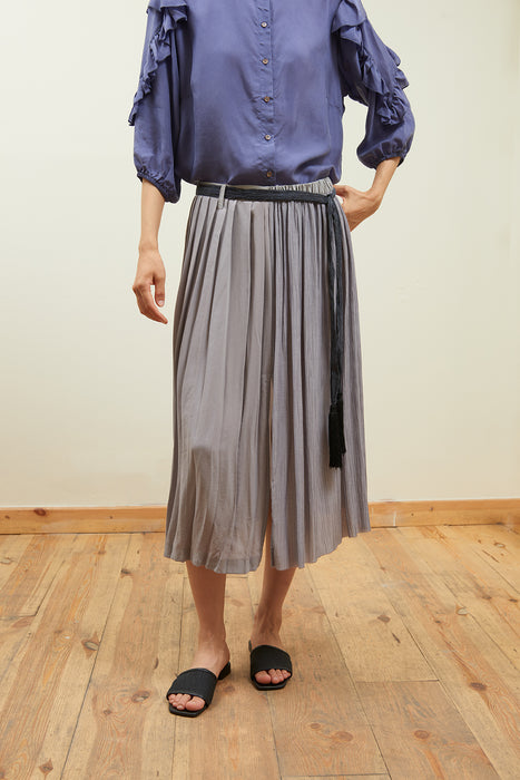 High'n Low Plisse Skirt