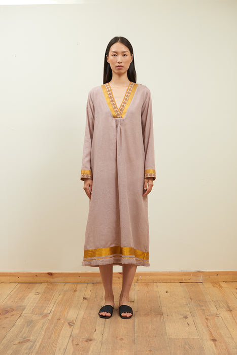 V-neck Kaftan Dress