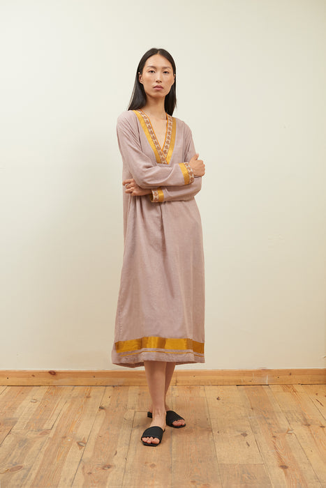 V-neck Kaftan Dress