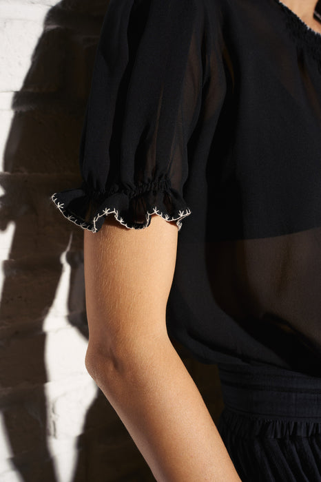 Hours Chiffon Top