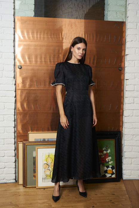 Hour's Organza Long Dress