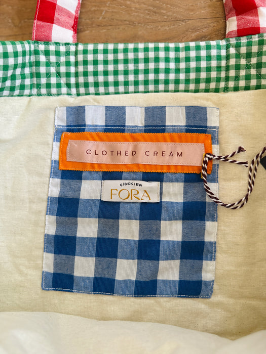Multi - Purpose Bag "Clothed Cream X Çiçekler Fora"