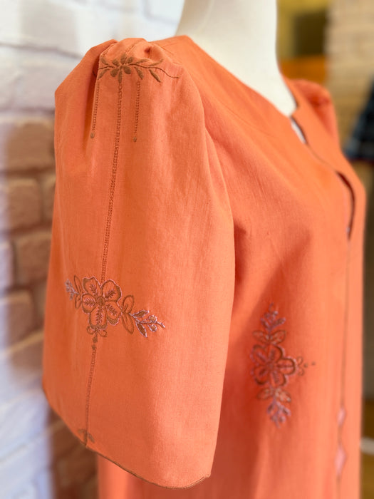 Reclaimed  Puff Kaftan Dress
