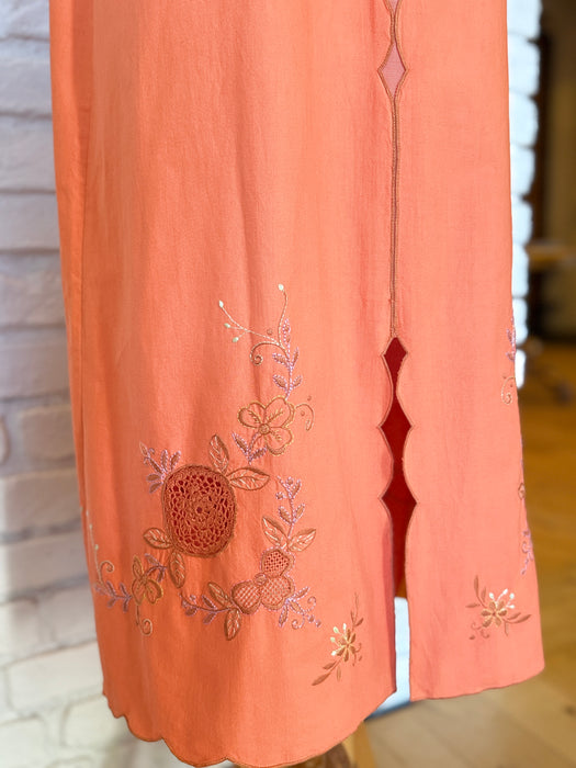 Reclaimed  Puff Kaftan Dress