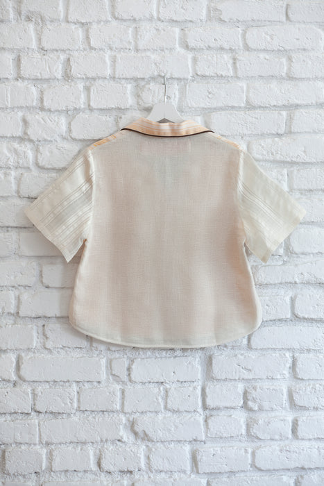 Crop Poppy Shirt