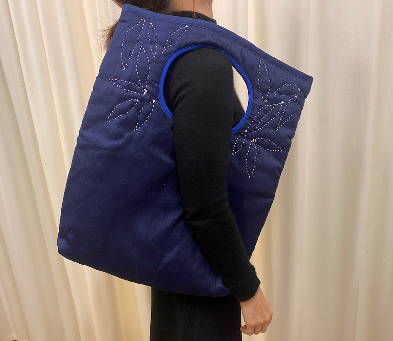 Padded Fold Bag 'Shantung'